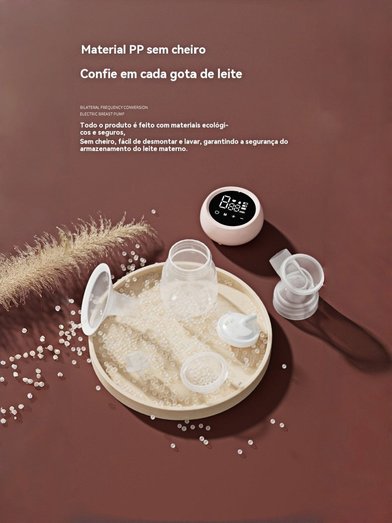 Bomba De Tirar Leite Elétrica Dupla Recarregável Silenciosa