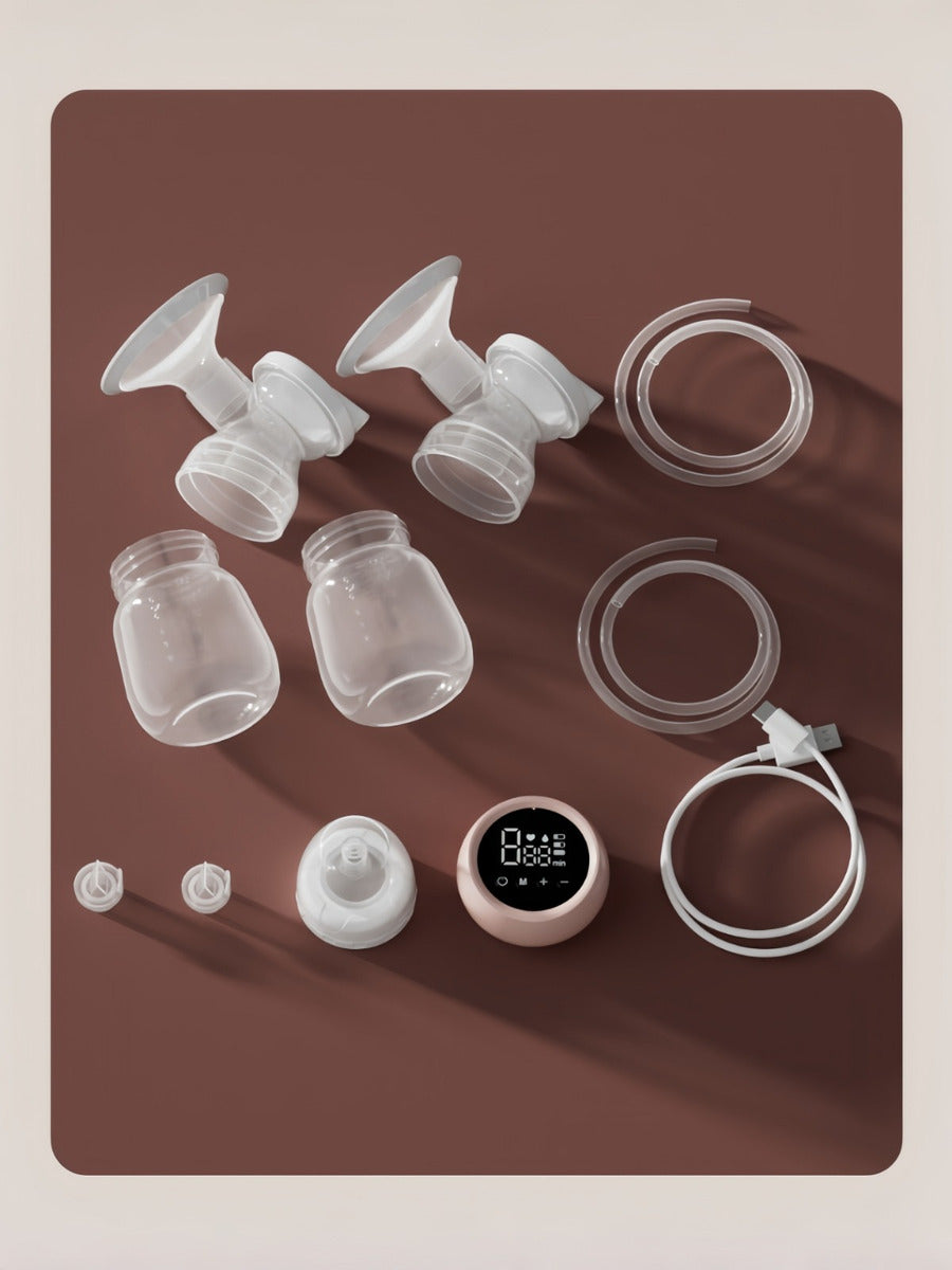 Bomba De Tirar Leite Elétrica Dupla Recarregável Silenciosa