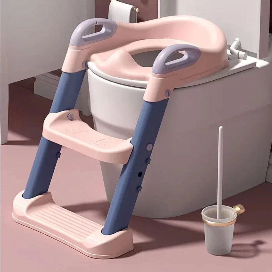 Troninho Redutor Assento Vaso Sanitário Infantil Com Escada