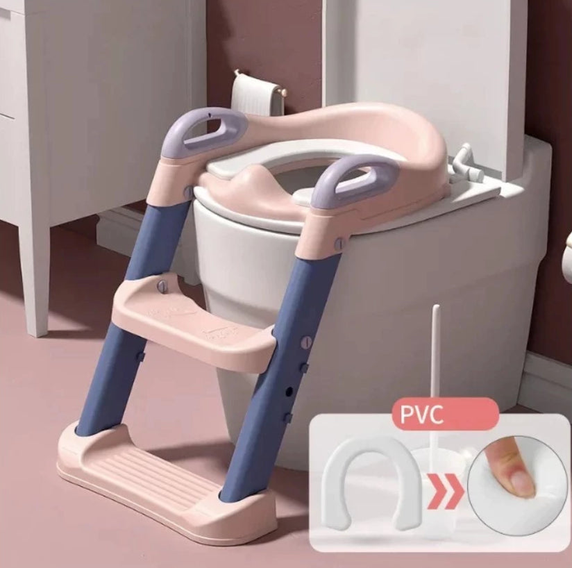 Troninho Redutor Assento Vaso Sanitário Infantil Com Escada