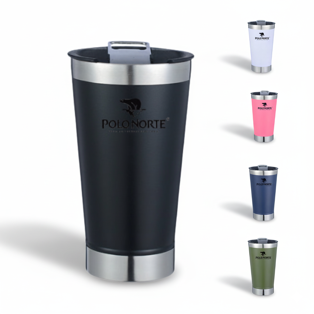 Copo Térmico com Tampa Copo Aço Inox 304 com Abridor de Garrafas 473ml