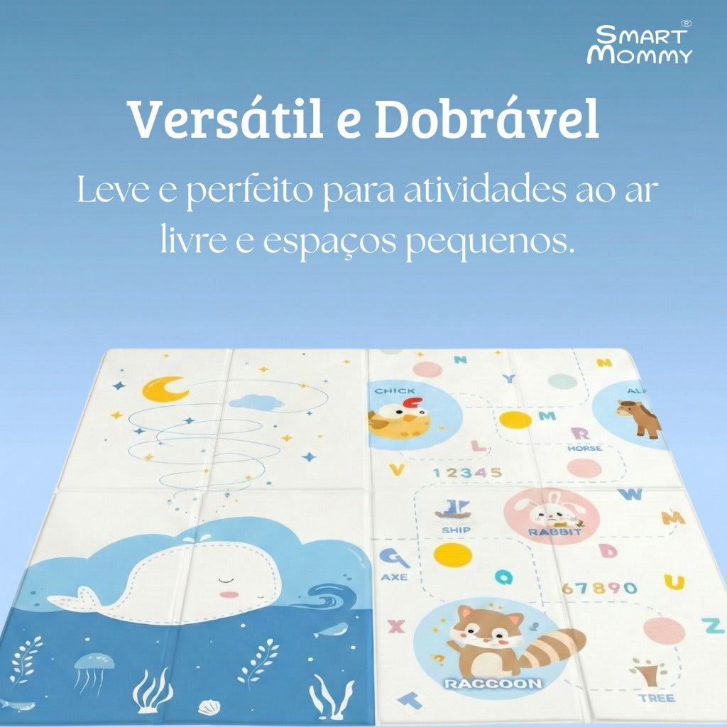 Tapete Térmico Dupla Face 180x150cm – Tatame Infantil Educativo e Confortável
