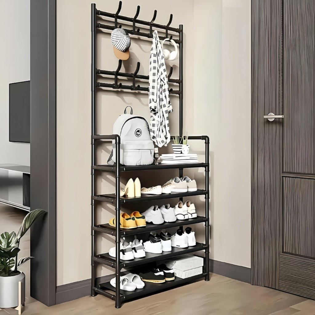 Sapateira Arara Cabideiro 4/5 Andar Organizadora Suporte Multiuso Tenis Roupa Quarto Armários Grande