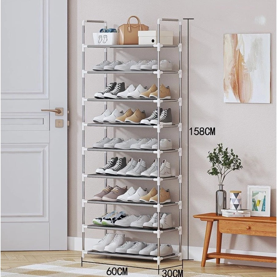 Sapateira 9 Níveis Vertical Para 27 Pares Grande Desmontável
