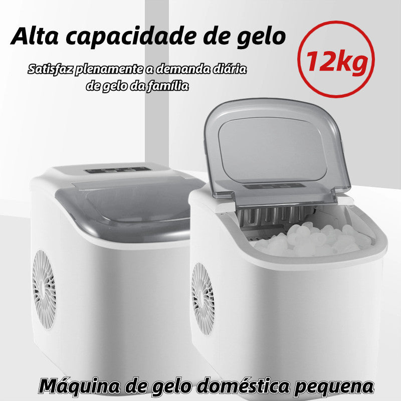 Máquina de Gelo Automática de Bancada Doméstica Pequena HZB-12_H