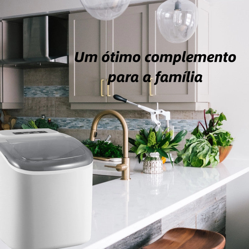 Máquina de Gelo Automática de Bancada Doméstica Pequena HZB-12_H