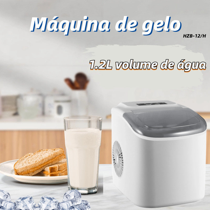 Máquina de Gelo Automática de Bancada Doméstica Pequena HZB-12_H