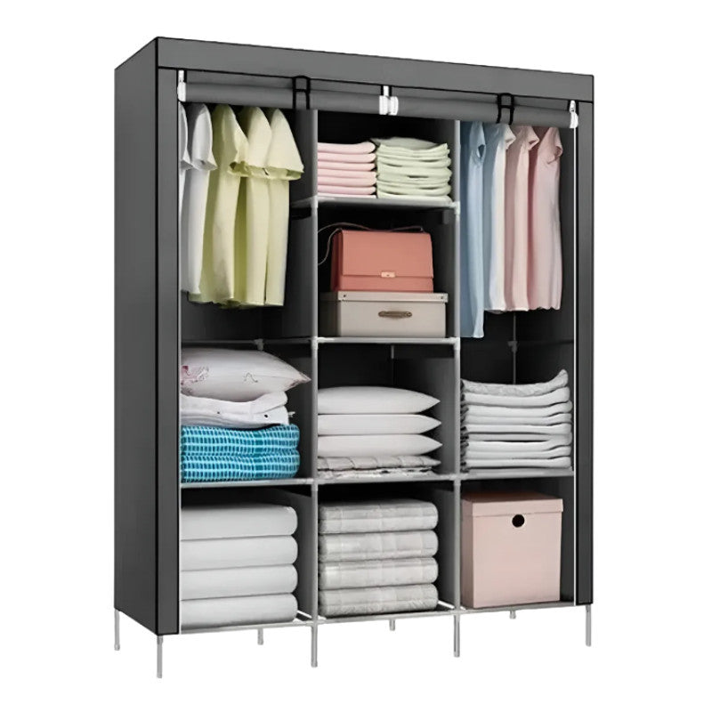 Guarda-Roupa Portátil Dobrável – Grande Capacidade para Roupas