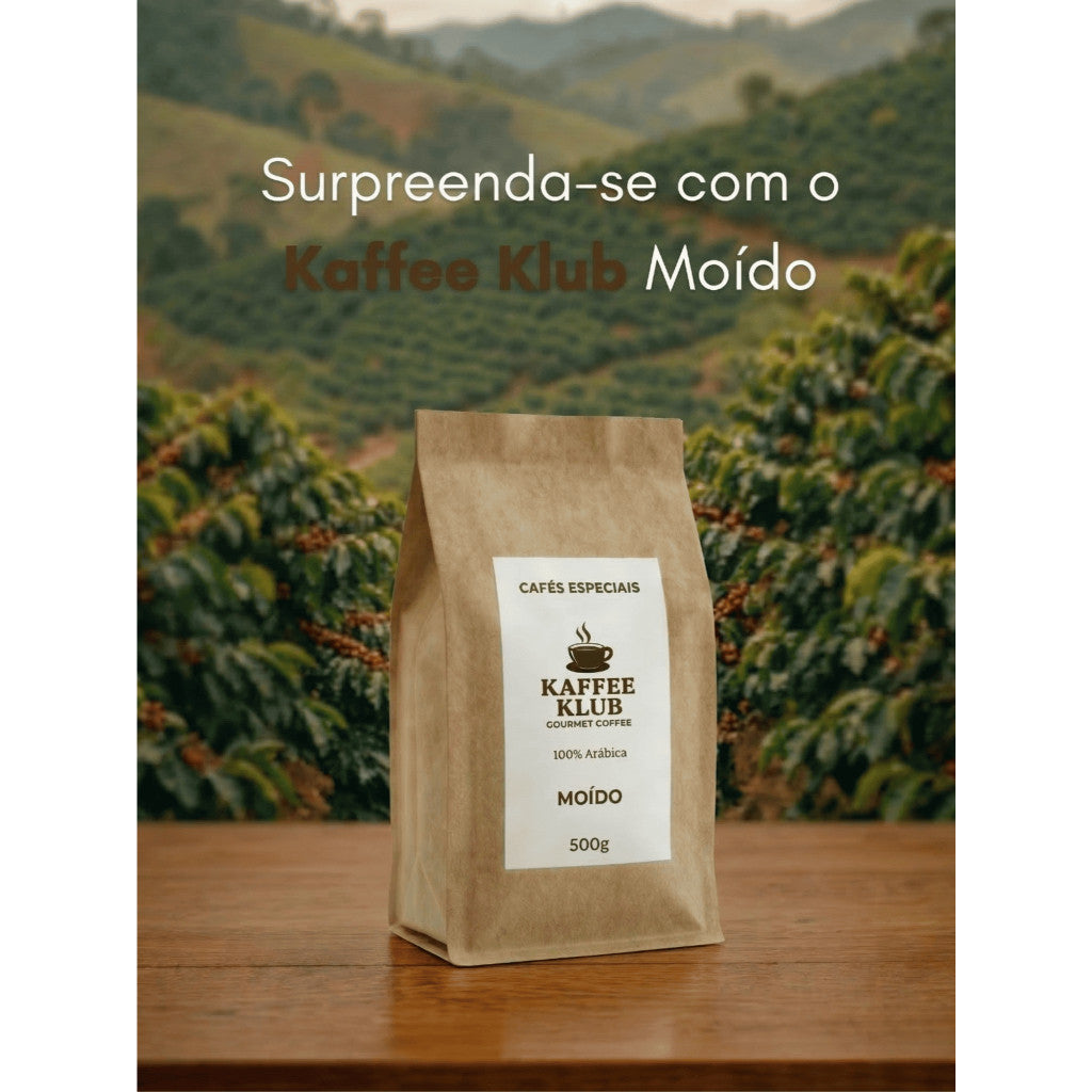 Café Especial Kafee Klub - Grãos (250g) ou Moído (500g) 100% Arábica